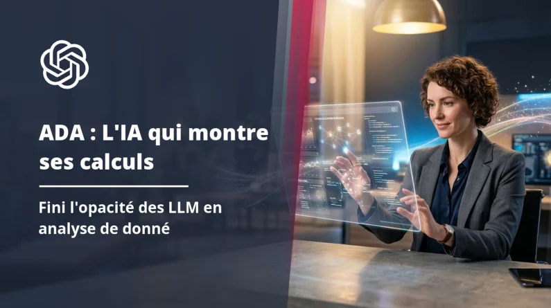 ADA : L'IA open-source qui révèle ses calculs d'analyse
