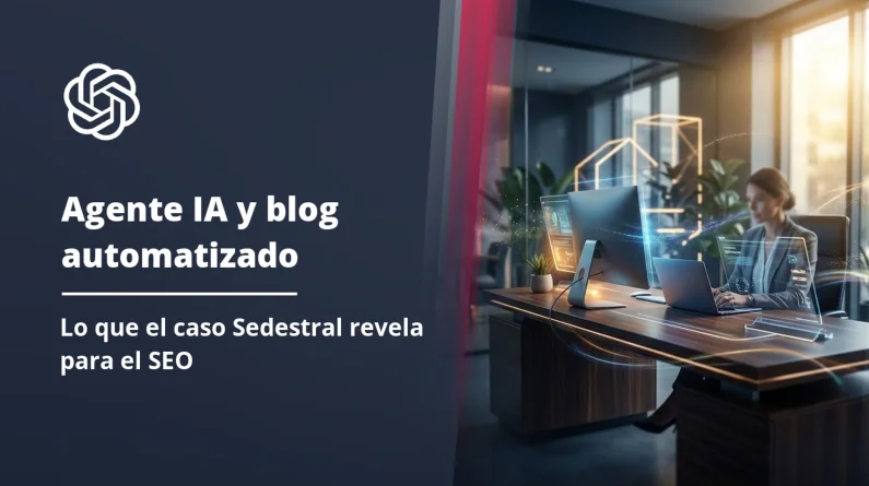 Agente IA y blog automatizado: lo que el caso Sedestral revela realmente sobre el futuro del contenido SEO