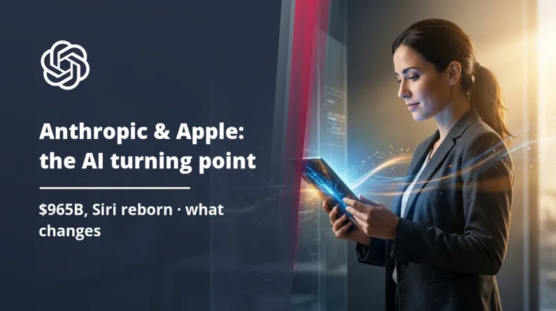 Anthropic at $965B, Apple rebuilds Siri: what really changes