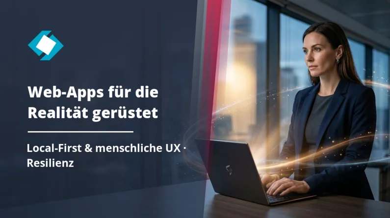 Local-First & Menschliche UX: Ihre Web-Apps für die Realität gerüstet