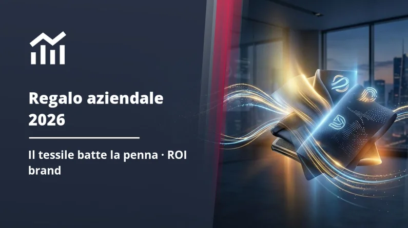 Regalo aziendale 2026: perché il tessile batte la penna
