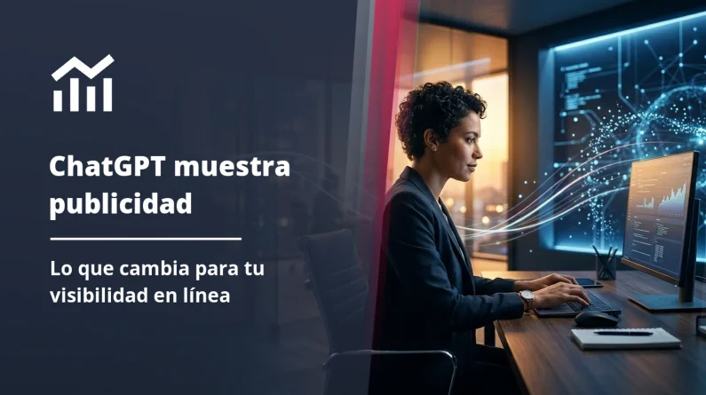 ChatGPT muestra publicidad: lo que realmente cambia para tu visibilidad en línea
