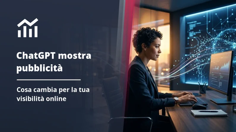 ChatGPT mostra pubblicità: cosa cambia davvero per la tua visibilità online
