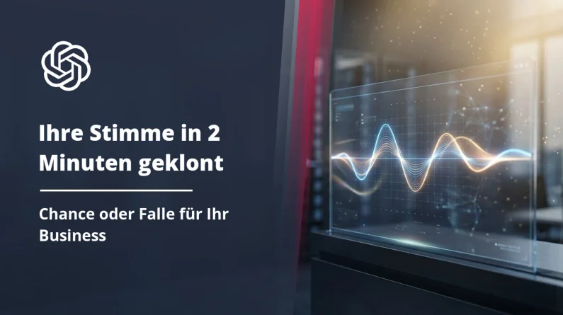 KI-Stimmenklonung: Chancen und Risiken für Ihr KMU
