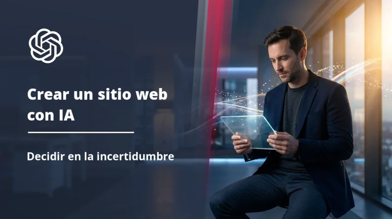 Diseñar un sitio web en la incertidumbre: lo que la IA me enseñó