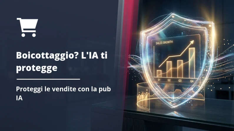 Pubblicità con IA e boicottaggi: proteggi le tue vendite e-commerce