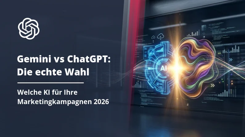 KI im Webmarketing: Gemini oder ChatGPT · Das ideale Tool für Ihre Kampagnen