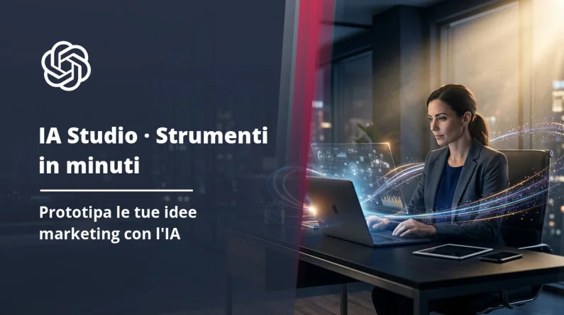 Google AI Studio: prototipa i tuoi strumenti marketing in minuti
