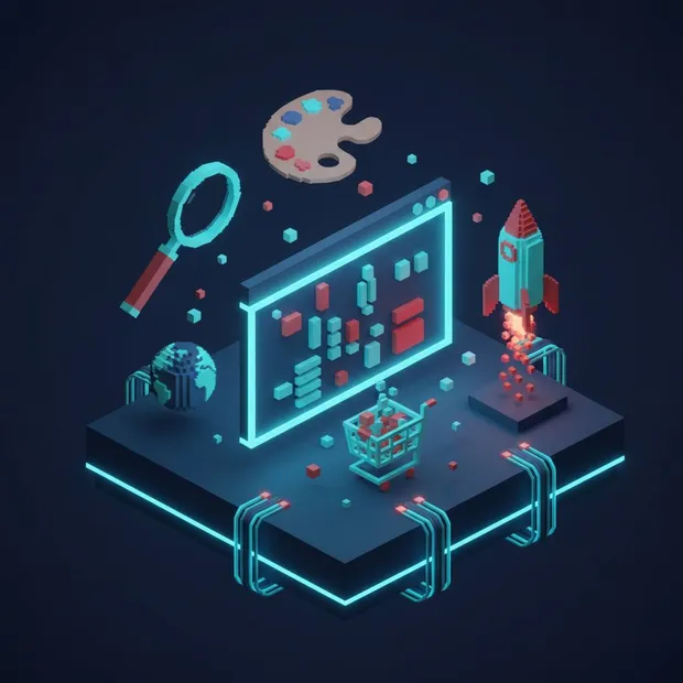 L'univers digital GDM-Pixel : création de site, SEO, e-commerce, webmarketing et design
