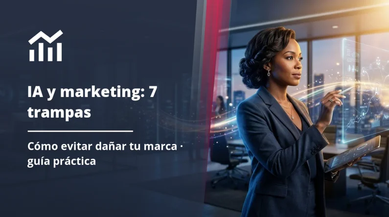 IA y marketing digital: 7 trampas que pueden dañar tu marca (y cómo evitarlas)