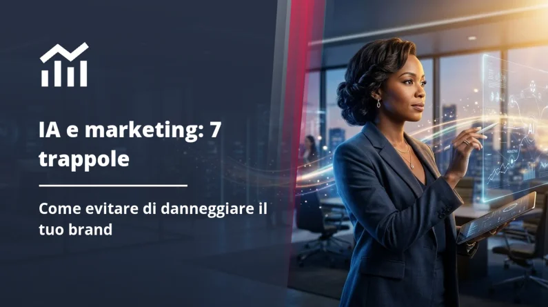 IA e marketing digitale: 7 trappole che possono danneggiare il tuo brand (e come evitarle)