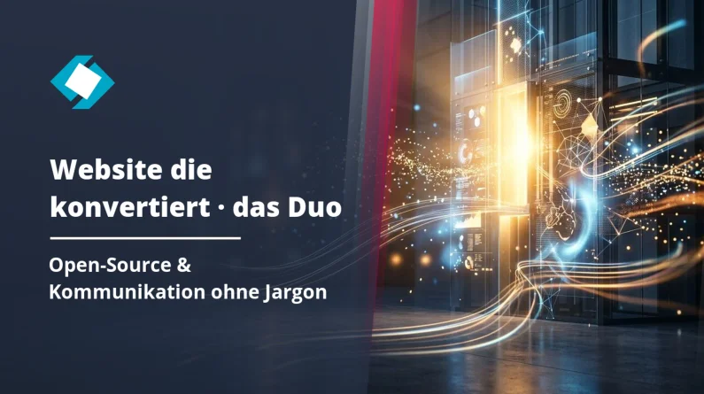 Website, die konvertiert: Open-Source-Tools und klare Sprache