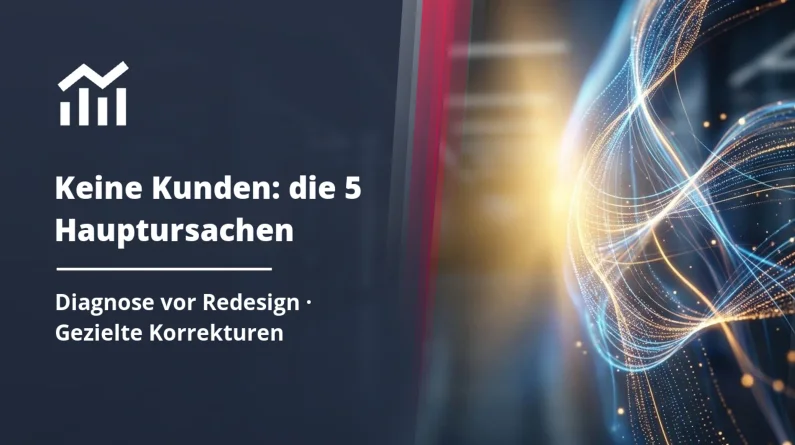 Warum Ihre Website keine Kunden generiert (und wie Sie das ohne kompletten Neustart beheben)