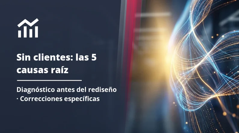 Por qué tu sitio web no genera ningún cliente (y cómo corregirlo sin rehacerlo todo)