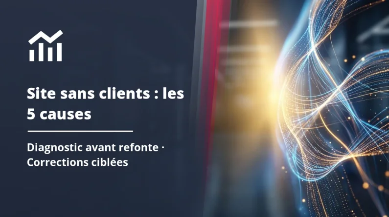 Pourquoi votre site web ne génère aucun client (et comment corriger ça sans tout refaire)