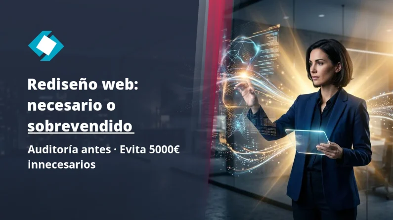 Rediseño web: cuándo es realmente necesario (y cuándo te están vendiendo una solución innecesaria)