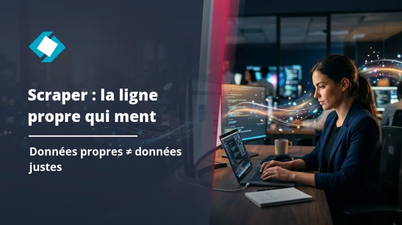 Votre scraper a renvoyé une ligne propre. Il avait tort.