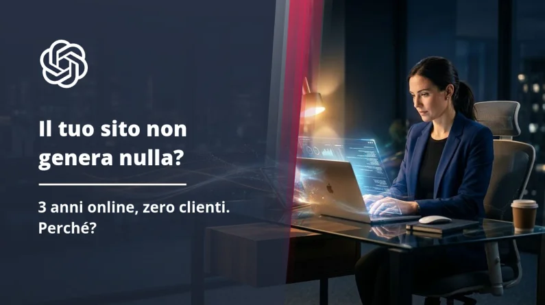 Sito web online da 3 anni che non genera nulla ?