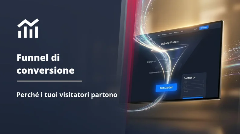Funnel di conversione: perché i tuoi visitatori non ti contattano