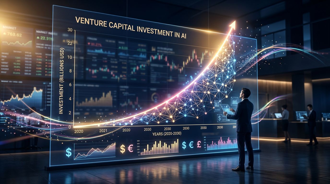 Graphique montrant la valorisation astronomique d'Anthropic et les investissements massifs dans l'IA en 2025