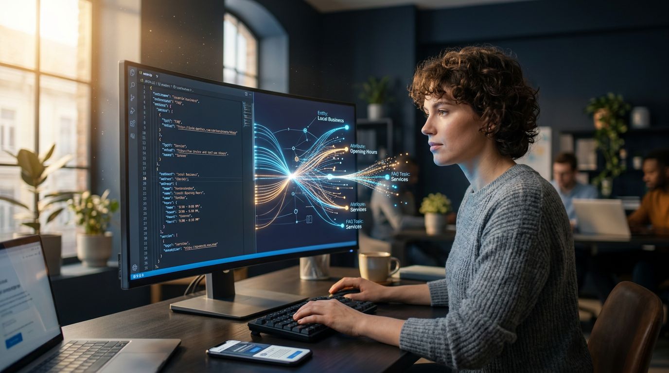 Comparaison entre les résultats de recherche classiques et une réponse générée par un agent IA Google