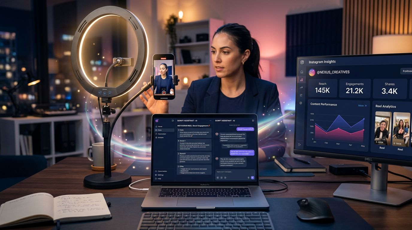 Création de Reels Instagram avec l'aide d'une IA pour automatiser le script et la publication