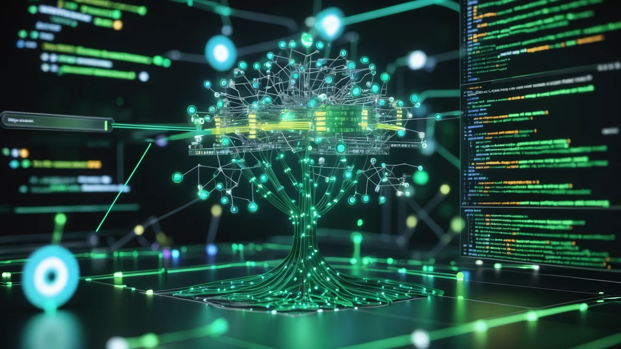 Représentation technique de l'API Mutation Observer avec surveillance DOM et flux de données temps réel