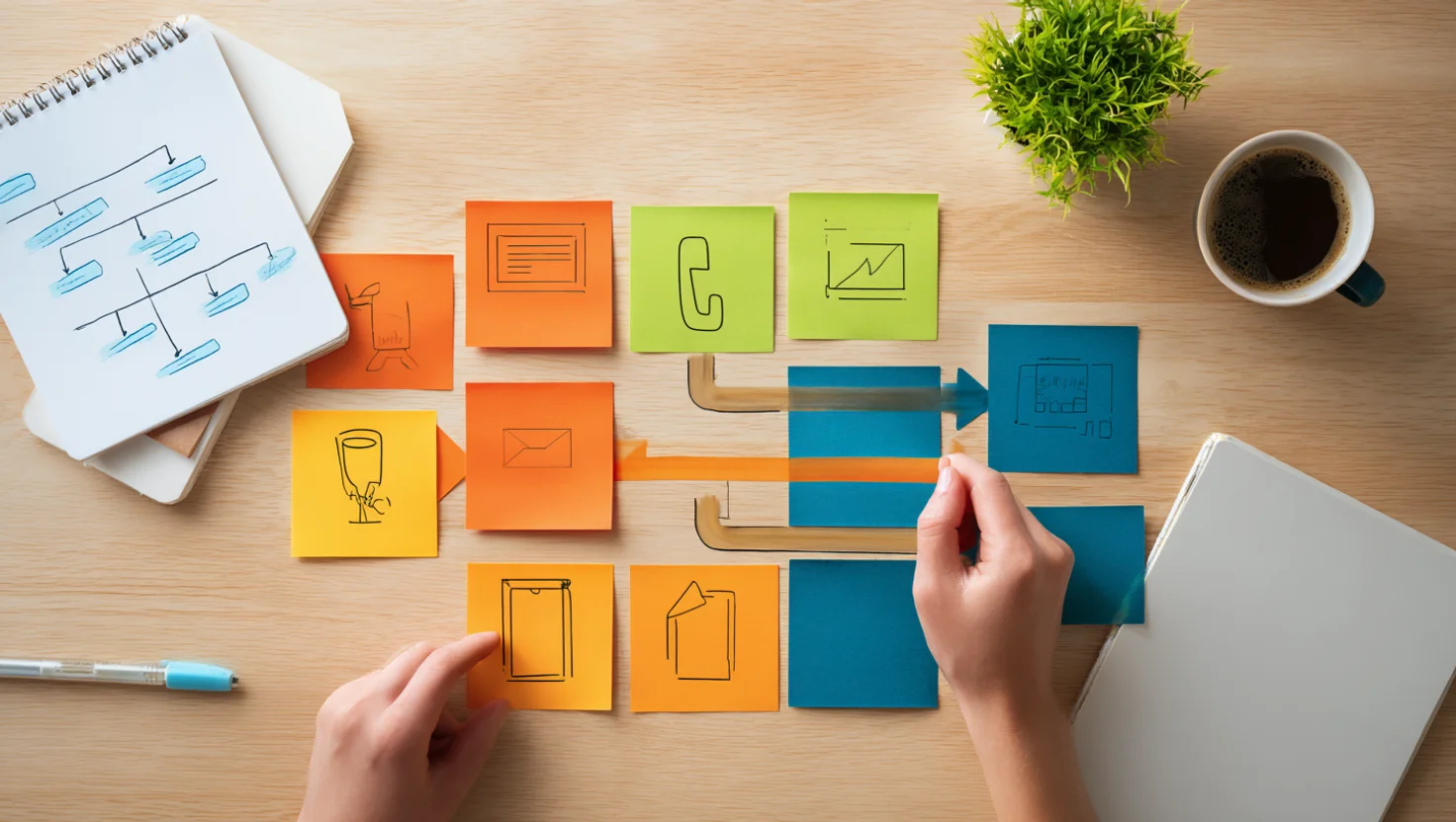 Strategic planning calls to action CTA conversion funnel organization small business